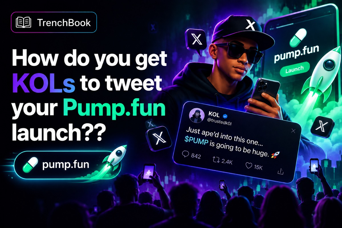 How to get crypto KOLs to tweet your Pump.fun launch — sequencing KOL outreach around the bonding curve.